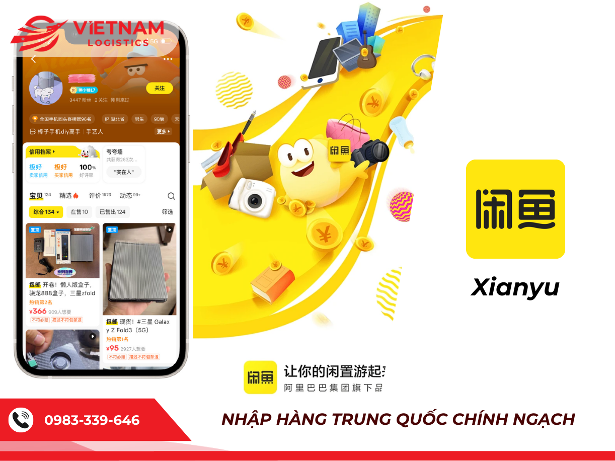 App mua hàng Trung Quốc Xianyu